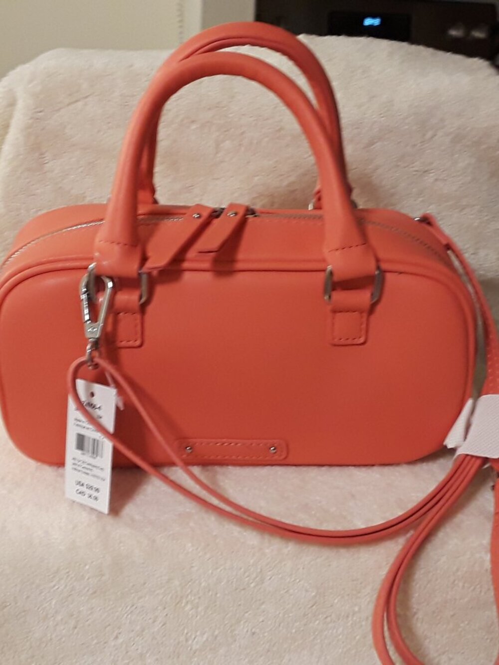 Pink Crossbody Bag/Top Handle Purse NWT, Zipper, Claire's